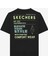 M Graphic Tee Heavy Weight Oversize T-Shirt Erkek Siyah Tshirt S242134-001 2
