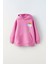 Kapüşonlu Içi Polar Shape Your Own Reality Baskılı Pembe Unisex Hoodie Çocuk Sweatshirt 2