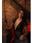 Leather Spot Deri Puantiyeli Tül Bodysuit 1
