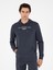 Erkek Antrasit Regular Fit Pamuk Karışımlı Kapüşonlu Sweatshirt 50296894-VR006 1