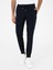 Erkek Lacivert Slim Fit Paçası Lastikli Nervürlü Eşofman Altı 50292584-VR033 2
