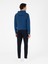 Erkek Lacivert Slim Fit Paçası Lastikli Nervürlü Eşofman Altı 50292584-VR033 4