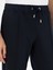 Erkek Lacivert Slim Fit Paçası Lastikli Nervürlü Eşofman Altı 50292584-VR033 5