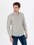 Erkek Haki Slim Fit Uzun Kollu Gömlek 50265455-VR027 2