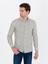 Erkek Haki Slim Fit Uzun Kollu Gömlek 50265455-VR027 4