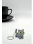 Kedi Oturan 3D Hareketli Anahtarlık 2