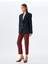 Yüksek Bel Cigarette Kumaş Pantolon Slim Fit Cepli 2
