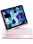 Ipad Pro 13 (2024) F13 Ats Kılıf Magic Dönen Klavyeli Tablet Kılıf - Pembe 13 2