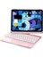 Ipad Pro 13 (2024) F13 Ats Kılıf Magic Dönen Klavyeli Tablet Kılıf - Pembe 13 4