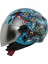 Sw 765 Spring Blue Güneş Vizörlü Yarım Motosiklet Kaskı - L 2