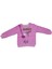 Kız Çocuk Önü Arkası Zürafa Yazı Desenli Pembe Renk Şardonlu Sweatshirt 3