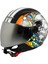 Sw 765 Kong Black Güneş Vizörlü Yarım Motosiklet Kaskı - L 1