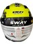 Sw 765 Wanted Yellow Güneş Vizörlü Yarım Motosiklet Kaskı - Xl 4