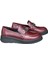 Bordo Deri Toka Loafer 5