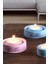 Holder | 4'lü Set Mumluk | Tea Light Mumluk Seti | Pembe-Mavi 4