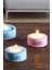 Holder | 4'lü Set Mumluk | Tea Light Mumluk Seti | Pembe-Mavi 5