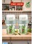 2 Adet Diyet & Kahvaltı Için Çatal & Kaşıklı Kapaklı Yoğurt Müsli Salata Meyve Saklama Kabı - 800 ml 1