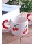 Strawberry | 2 Adet Seramik Kupa Fincan Bardak Mug Seramik Double Türk Kahve Fincanı 2