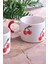 Strawberry | 2 Adet Seramik Kupa Fincan Bardak Mug Seramik Double Türk Kahve Fincanı 3