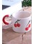 Strawberry | El Yapımı Seramik Kupa Fincan Bardak Mug Seramik Double Türk Kahve Fincanı 2