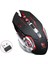 TW-Q13 Kablosuz Sessiz Rgb LED Işıklı Şarjlı Ergonomik 2400DPI Gaming Mouse Siyah 1