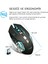 TW-Q13 Kablosuz Sessiz Rgb LED Işıklı Şarjlı Ergonomik 2400DPI Gaming Mouse Siyah 5