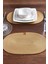 2 Adet Oval Supla | Amerikan Servis Runner | Tabak, Tava, Altlığı Sofra Sunumluk 1