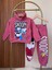 Snoopy Baskılı Kapüşonlu Sweatshirt Alt 2'li Takım 2