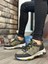 BA0320 Kalın Termo Taban Yeşil Erkek Trekking Outdoor Ayakkabı 2
