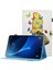 Samsung Galaxy Tab A 10.1 (T580 T585) Için Anti Drop Deri Dikişli Manyetik Kapatma Standı Kart Yuvaları Tablet Kılıfı (Yurt Dışından) 1