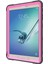 Anti Toz Hibrit Tpu Plastik Koruyucu Samsung Galaxy Tab S2 9.7 T810 T815 SIYAH GÜL Için Tekme Standlı Tablet Kılıfı (Yurt Dışından) 4