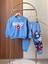 Bluey Kaptan Amerika Baskılı Sweatshirt Alt Üst Takım 2