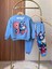 Bluey Kaptan Amerika Baskılı Sweatshirt Alt Üst Takım 3