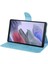 Baskı Ler Cüzdan Standı mı Flip Deri Samsung Galaxy Tab A7 Lite 8.7 INÇ T220 T225 MAVI Tablet Kılıfı (Yurt Dışından) 4