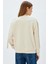 Kadın Püsküllü Sweatshirt Kroşe Detaylı Üç Iplik Yuvarlak Yaka Uzun Kollu 5WAK10131EK 4