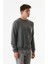 Basic Bisiklet Yaka Sweatshirt 5