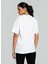 Beyaz Kadın Bisiklet Yaka T-Shirts 68161905 Her Graphic Tee 5