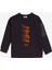 Baskılı Erkek Çocuk Siyah Sweatshırt J4WB-SWT7758 1