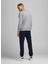 Düz Yaka Gri Erkek Sweatshırt 12181903_JJEBASIC Sweat Crew Neck N 5