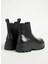 Calvin Klein Deri Siyah Erkek Bot Lugged Chelsea Boot Lth 4