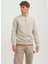 Dik Yaka Ekru Erkek Sweatshırt 12250747_JJEBRADLEY Sweat Half Zıp 3