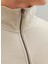 Dik Yaka Ekru Erkek Sweatshırt 12250747_JJEBRADLEY Sweat Half Zıp 4