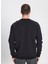 Bisiklet Yaka Siyah Erkek Sweatshırt W242726001 Siyah Logo Sweatshirt 5