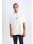 DeFactoFit NBA New York Knicks Oversize Geniş Kalıp Kapüşonlu Baskılı Kısa Kollu Tişört D2570AX24AU 5