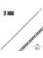 3 mm Kare Kral 925 Ayar Erkek Zincir Bileklik 1