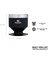 Klasik Brew Pour Over Paslanmaz Çelik Kahve Demleyici Siyah 2