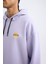 Fit NBA Los Angeles Lakers Oversize Geniş Kalıp Sırt Baskılı Kapüşonlu Sweatshirt Y0201AZ24AU 4