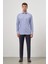 Saks Uzun Kol Kareli Desen Yarım İtalyan Cepli Classic Comfort Fit Gömlek 1004245188 2