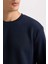 Regular Fit Bisiklet Yaka Jakarlı Sweatshirt D5392AX24AU 5
