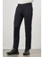 Koyu Lacivert Pamuklu Yandan Cepli Casual Slim Fit Chino Pantolon 1003245150 3